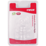 Farlin Stretchy Anti-Colic Fur-Preventing (Orthodontic) Silicone Nipple – Standard Neck (3m+) | BPA-Free | Encourages Oral Development | Made in Taiwan