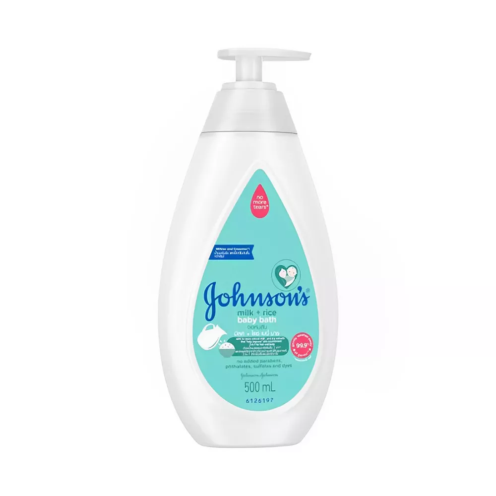 Johnson’s Milk Rice Hair & Body Baby Bath 500ml