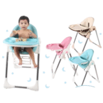 Multi-Functional Folding High Chair – Adjustable & Portable Baby Feeding Chair