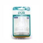 PUR Comfort Feeder Silicone Nipple Fast Flow