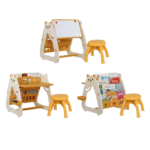 3-in-1 Multifunctional Baby Reading Table – Early Education Desk & Puzzle Toy
